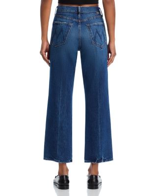 The Rambler High Rise Ankle Straight Jeans in Well Stacked
