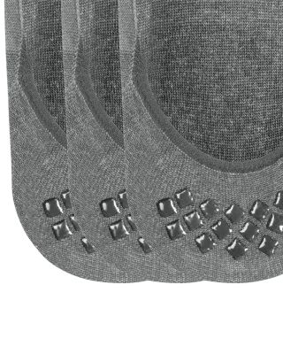 Step Cotton Blend Solid Medium Cut No Show Socks, Pack of 3