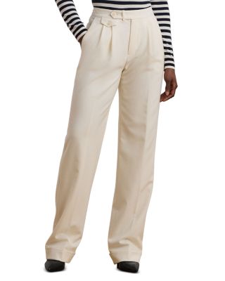 Ralph Lauren - Pleated Wool Twill Straight Pants