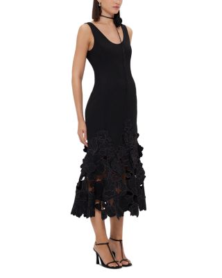 Emily Appliqu&eacute; Midi Dress