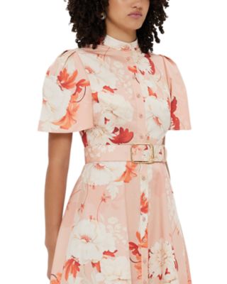 Bianca Floral Print Shirtdress
