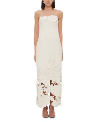 Rayna Crepe Strapless Dress