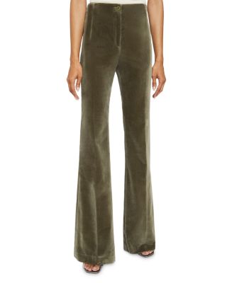 Santorelli Velvet Flare Leg Pants