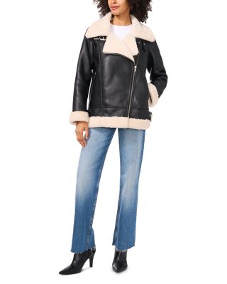 VINCE CAMUTO Faux Shearling Jacket | Bloomingdale's