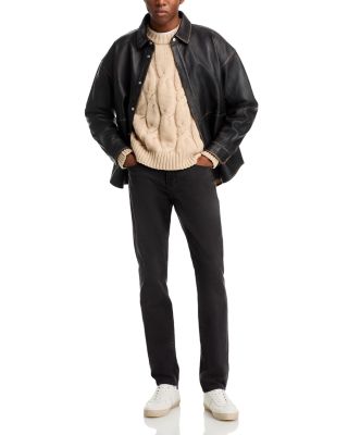 Chunky Regular Fit Cable Knit Wool Sweater 