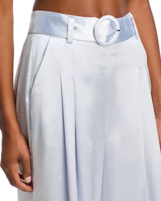 Hammered Satin Blazer, Crop Top & Pants