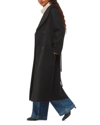 Petite Morgan Funnel Neck Wool Coat