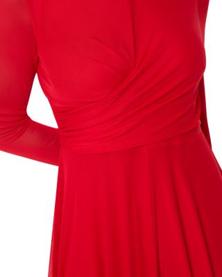 Arabella Ruched Mesh Dress