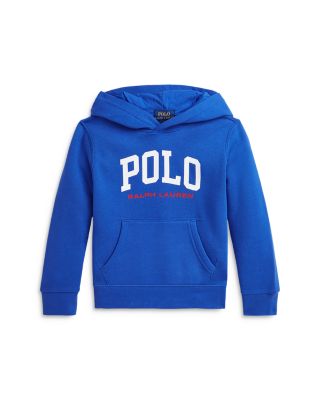 Ralph Lauren Boys' Logo Fleece Hoodie - Little Kid, Big Kid