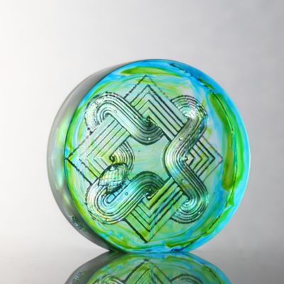 Endless New Horizons Crystal 2025 Snake Paperweight