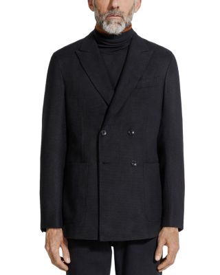 Zegna - Oasi Regular Fit Double Breasted Cashmere Sport Jacket