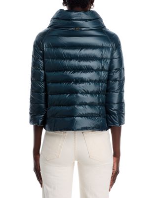 Sofia Iconico Cropped Down Puffer Coat