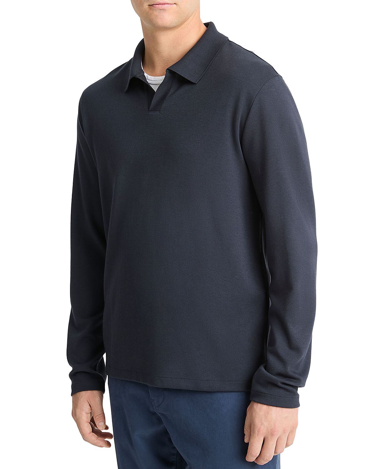 Vince Milano Open Collar Polo