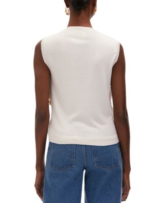 Guipure Floral Lace Knit Tank