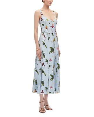 Orchid Chiffon Pleated Maxi Dress