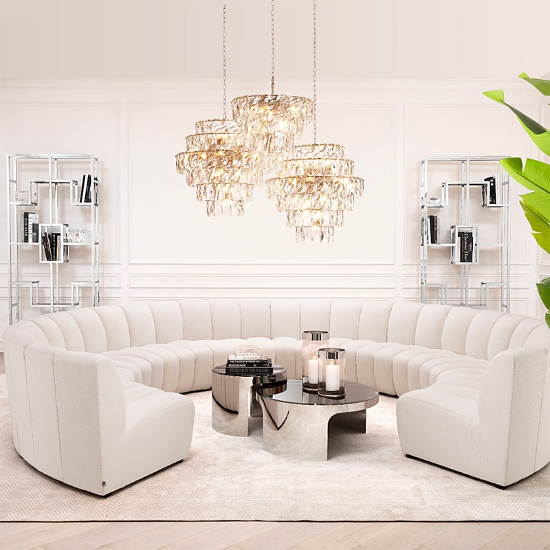 Eichholtz Lando Modular Sofa Chair, In Avalon White In Avalon White