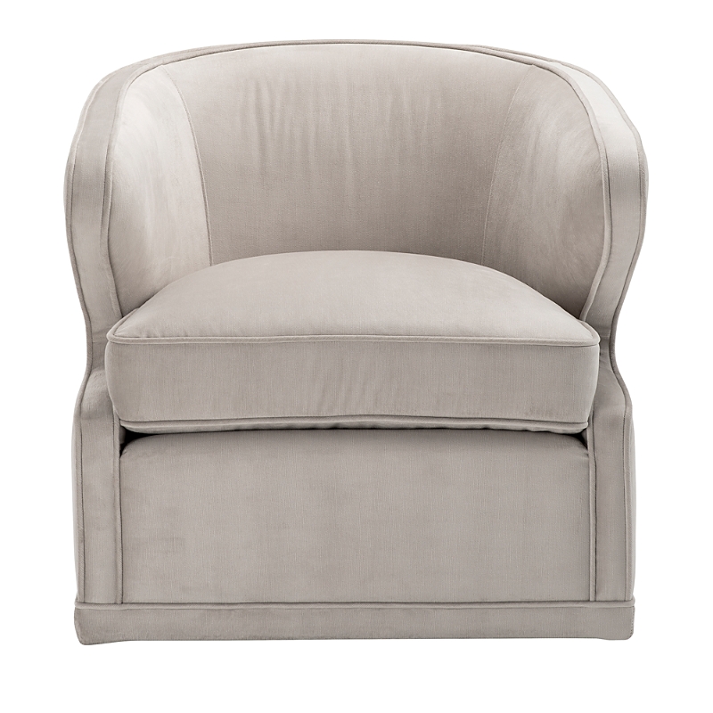 Eichholtz Dorset Swivel Chair In Pebble Grey