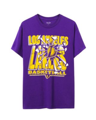 Junk Food Clothing - Unisex NBA Los Angeles Lakers Break Through Short Sleeve Tee