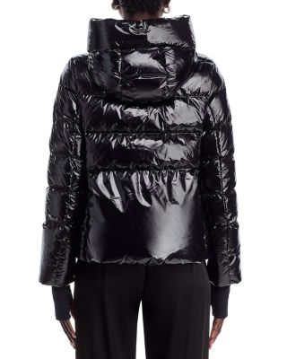 Laminar Glazed Hooded Puffer Jacket