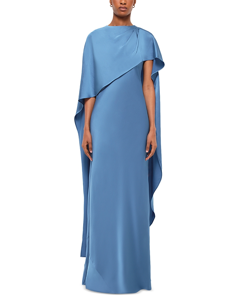 Simkhai Izel Cape Gown In Celestial
