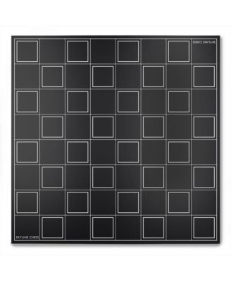 Chess Set Stainless Steel WORLD ICONS with Wooden Grid Board - Age 14+ Years