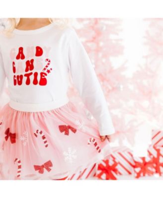  Unisex Candy Cane Cutie Christmas Long Sleeve T-Shirt