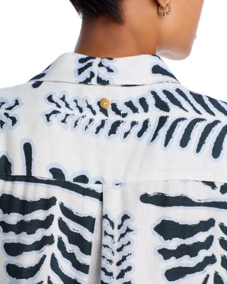 Maya Printed Cover Up Shirt