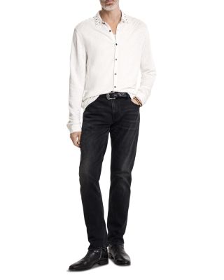 Franz Regular Fit Studded Jacquard Shirt  