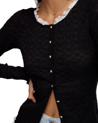 フリーピープル Free People Blackbird Cardi レディース シャツ トップス Black 14199296_fpx.tif?$filterlrg$&