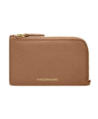 Leather Zip Card Holder