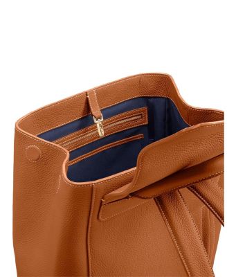 Large Leather Soft Backpack