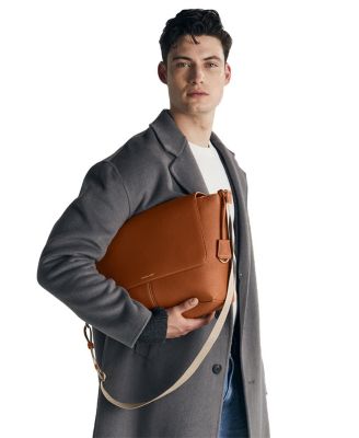 Leather Flaire Messenger Bag