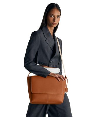 Leather Flaire Messenger Bag