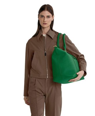 Large Leather Weekender Bag