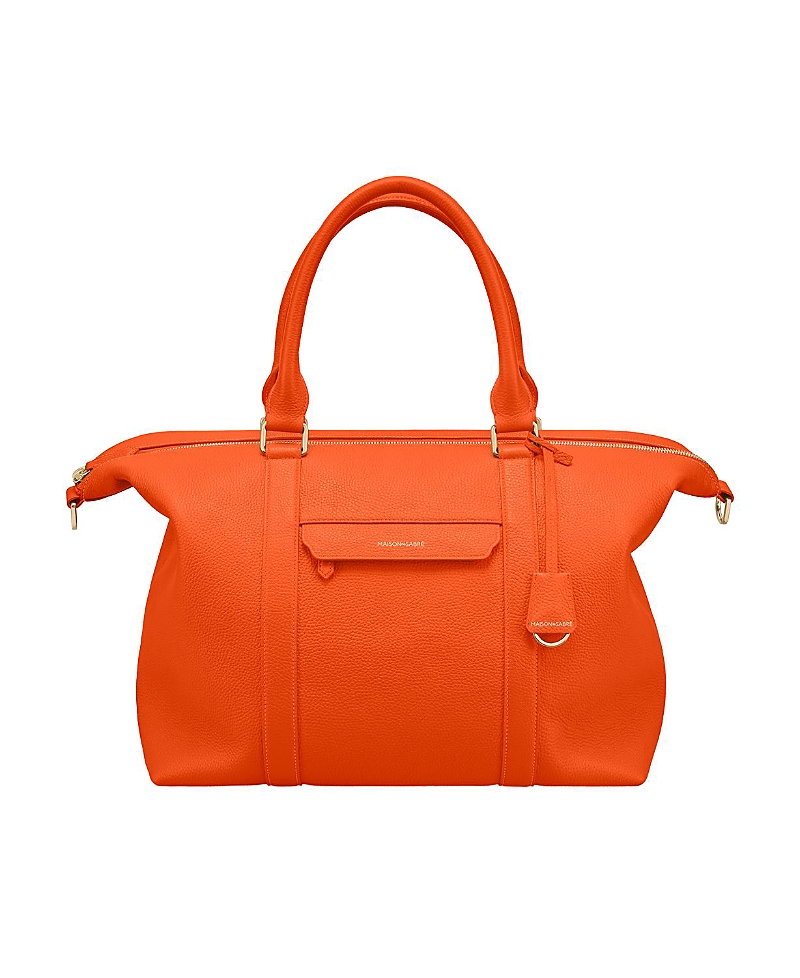 Maison de SABRE Large Leather Weekender Bag