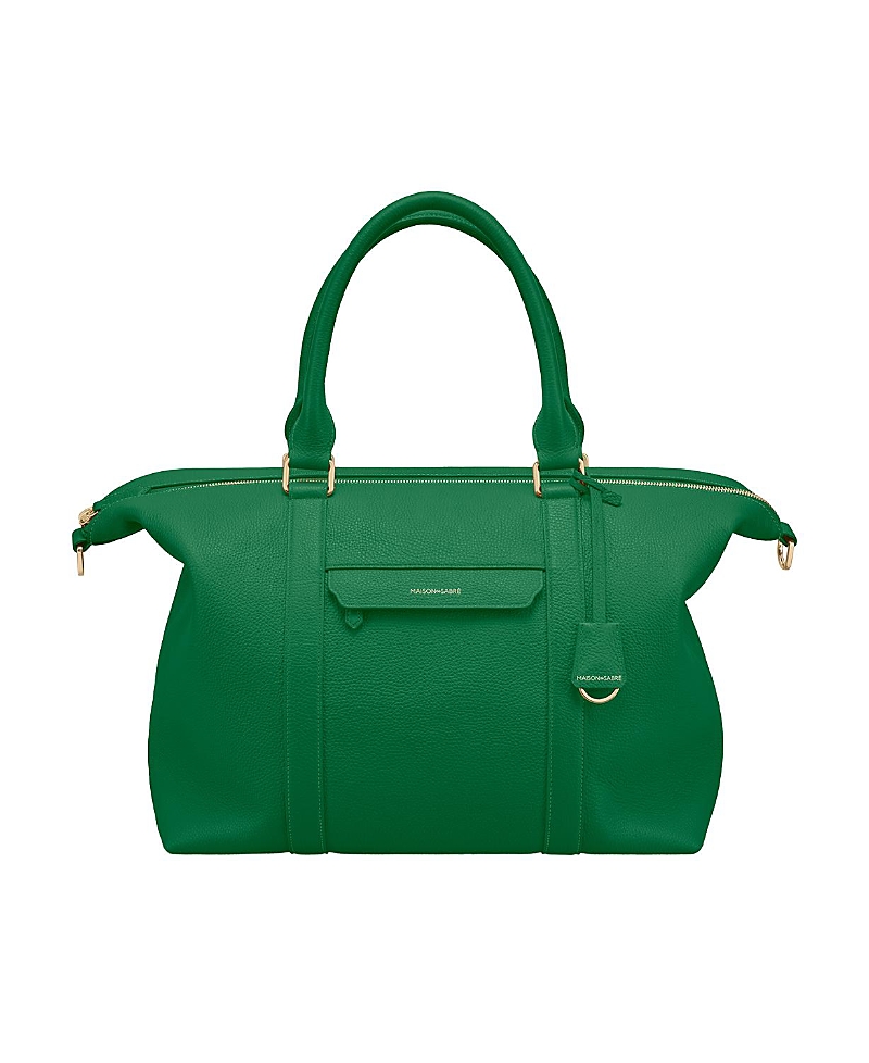 Maison de SABRE Large Leather Weekender Bag