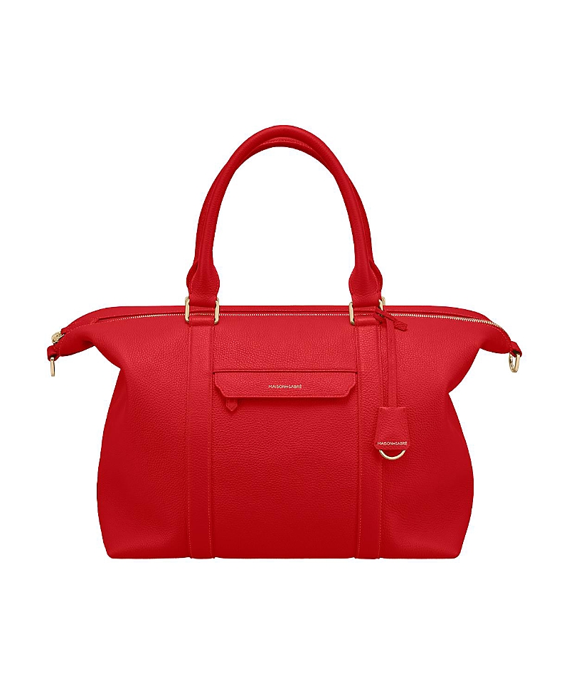 Maison de SABRE Large Leather Weekender Bag