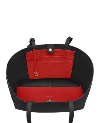 Large Leather Snap Soft Tote