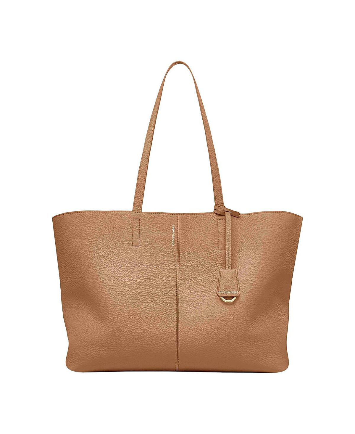 Maison de SABRE Large Leather Snap Soft Tote
