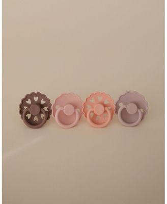 FRIGG 4-Pack Sunset Bliss Rubber Pacifiers