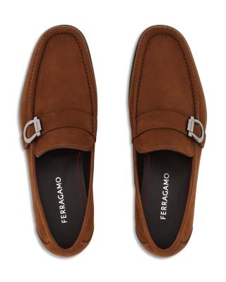 Men's Gancini Suede Loafers  