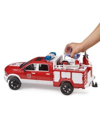  Unisex RAM Fire Service Truck with Light and Sound Module Storage compartments with doors on both sides, rotating water - Ages 11+