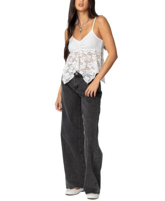 Orchid Sheer Lace Top