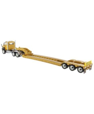  1/50 Caterpillar CT660 Highway Semi Truck with Lowboy Trailer Toy - Ages 11+