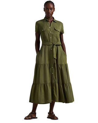 Ralph Lauren - Belted Tiered Shirtdress