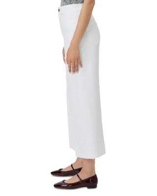 Petites Anessa High Rise Wide Leg Jeans in Crisp White