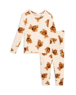 Posh Peanut - Unisex Teddy Freddy Classic Pajama Top & Pants Set - Baby, Little Kid