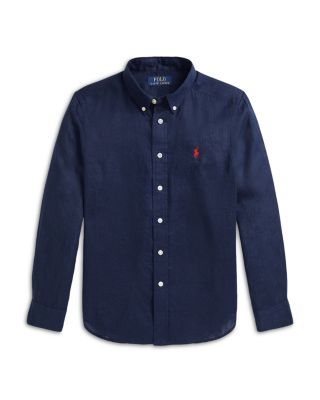 Ralph Lauren - Boys' Linen Shirt - Little Kid, Big Kid