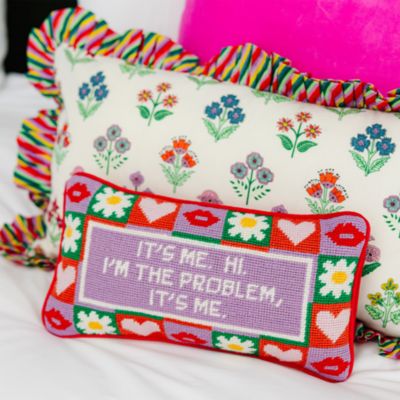 It&#39;s Me Needlepoint Pillow, 14&amp;quot; x 8&amp;quot;