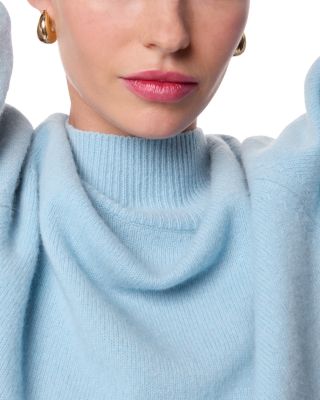 Wool Funnel Neck Knit Sweater